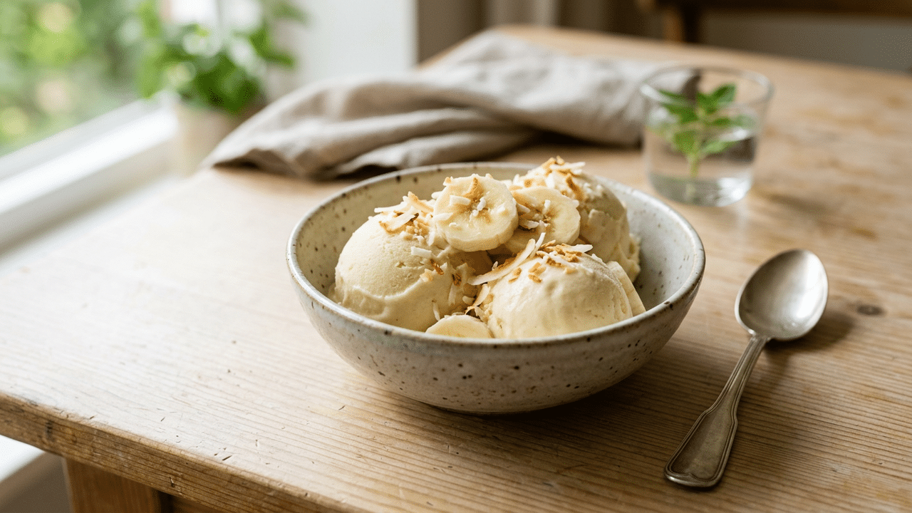 Sorvete de Banana Natural: Receita Saudável sem Açúcar e Leite