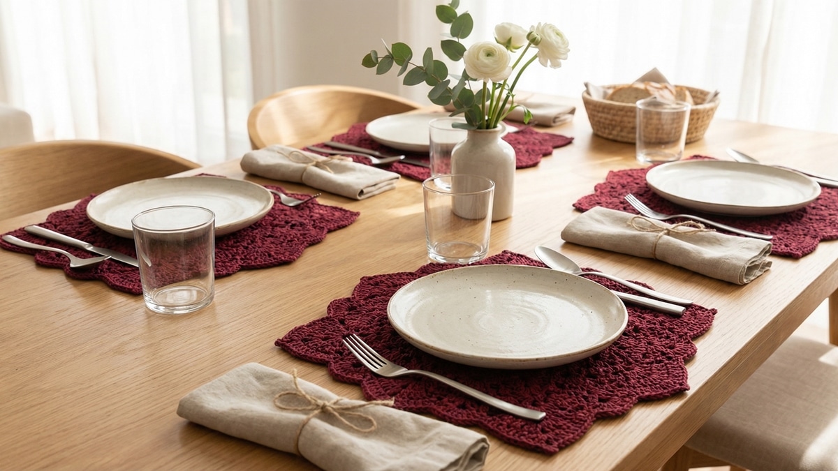 Sousplats de Crochê: Transforme Sua Mesa com Estilo e Charme