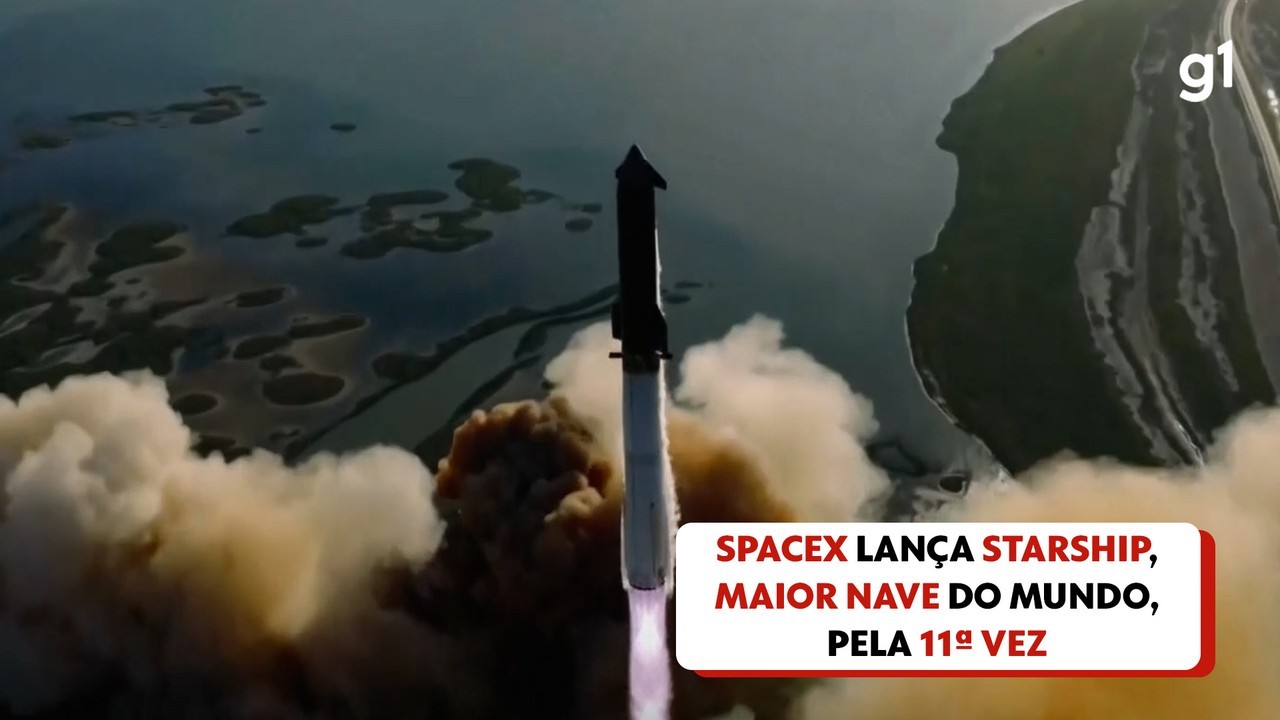 SpaceX tenta 12º voo da Starship, maior nave espacial do mundo, e revoluciona a tecnologia