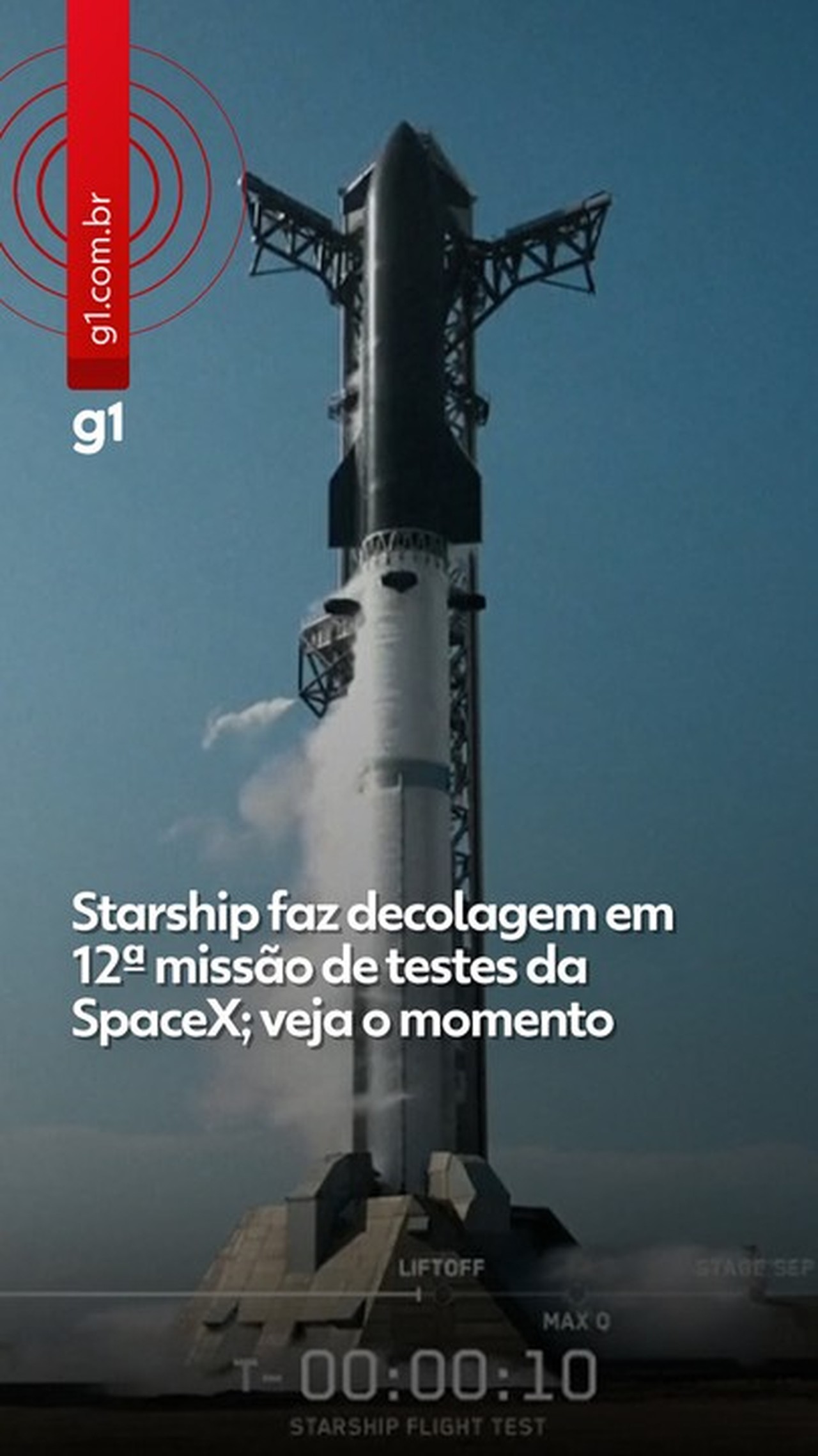 Starship: a nave espacial mais poderosa do mundo descolou pela 12ª vez