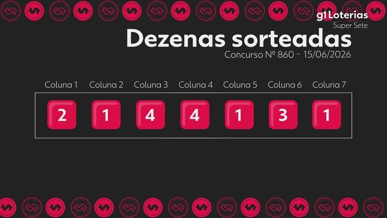 Super Sete Resultado: Sorteio dia 15, Números Sorteados e Premiados