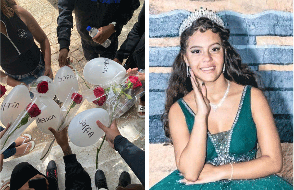 Suspeita de intoxicação por metanol: família e amigos se despedem com balões e rosas de ve