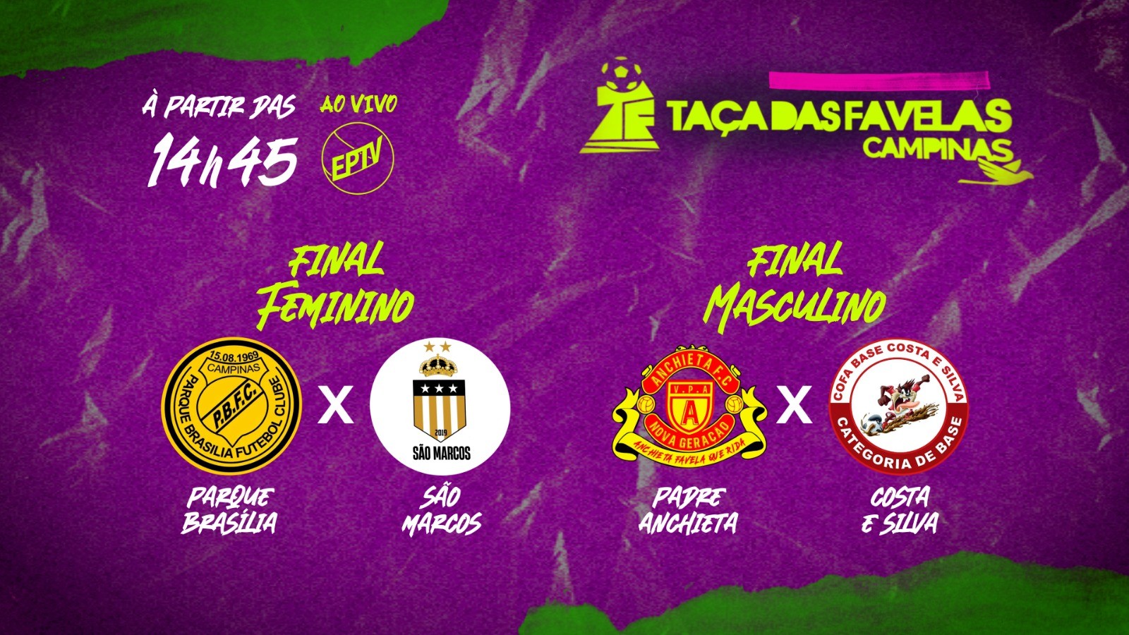 Taça das Favelas Campinas: A grande final chega na quinta-feira!