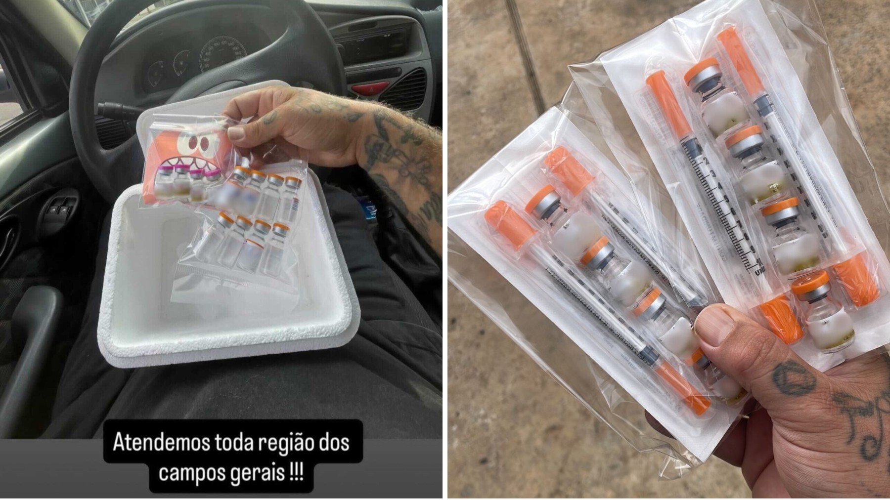 Tatuador do PR é suspeito de vender injeções emagrecedoras proibidas no Brasil com anúncio