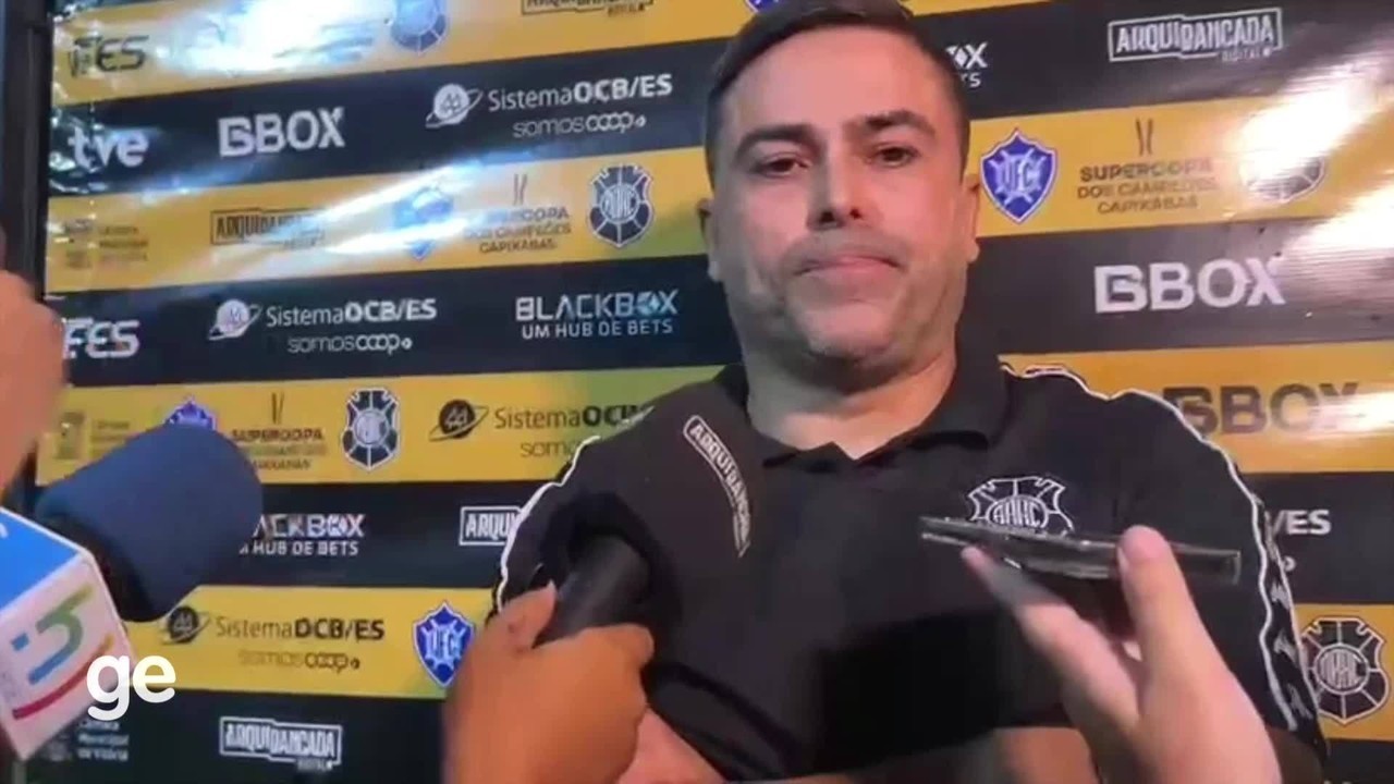 Técnico do Rio Branco-ES desabafa após goleada na Supercopa: “fomos covardes”