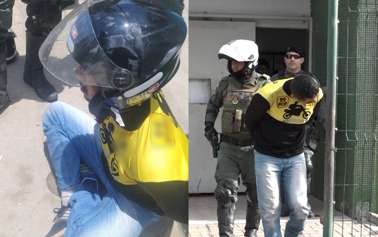 Tornozelado com colete de aplicativo é preso após cometer assalto em Fortaleza