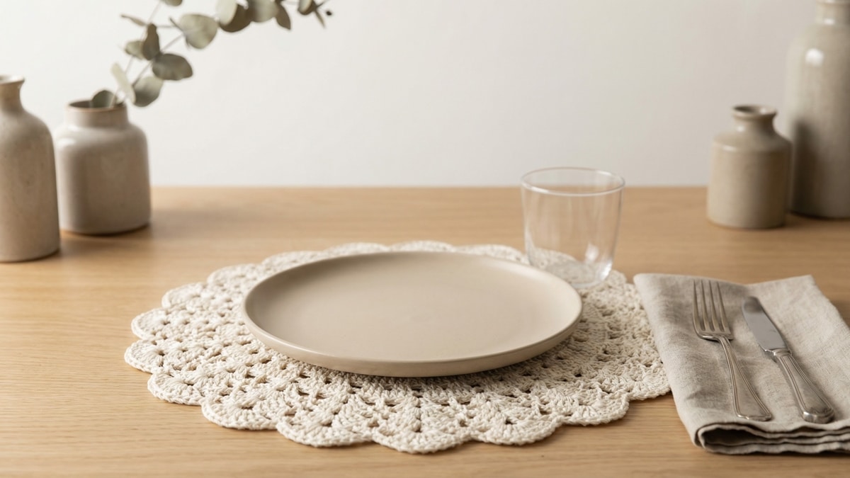 Transforme a Mesa Posta e Aumente as Vendas com Esses 6 Estilos de Sousplats de Crochê Exclusivos