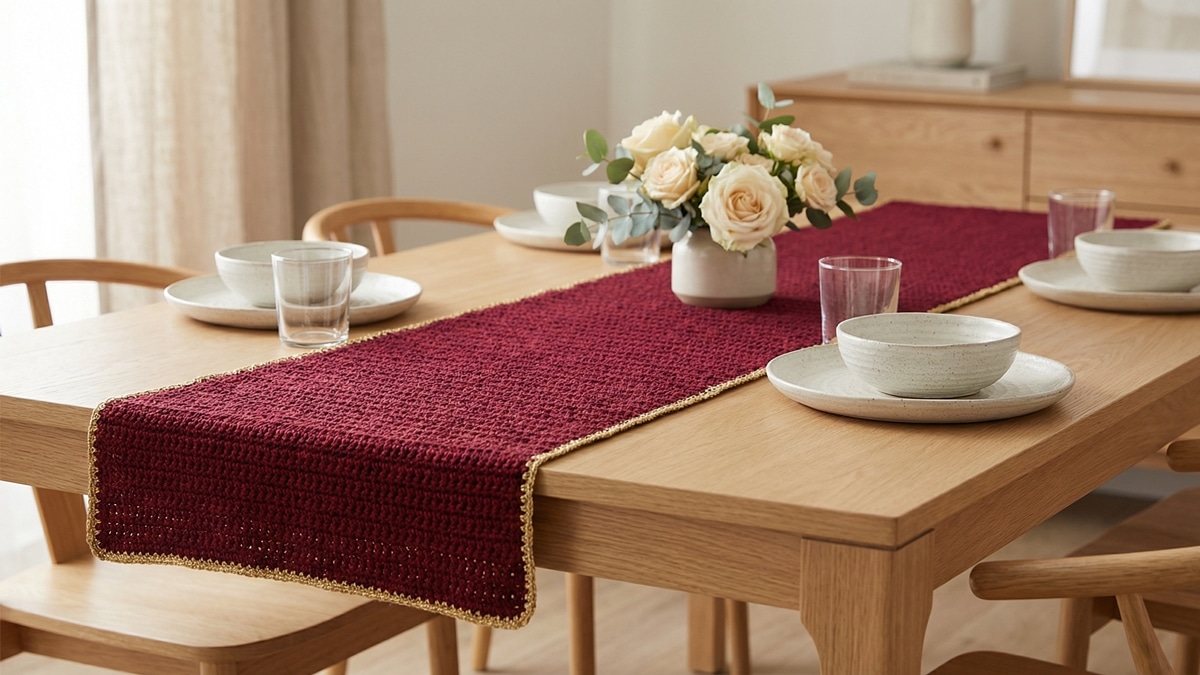Transforme sua mesa com caminhos de crochê encantadores: ideias e dicas para ambientes incríveis