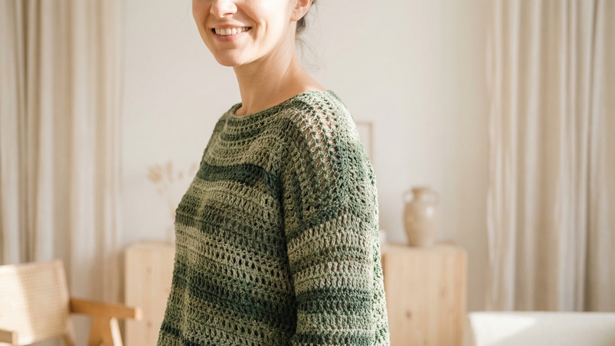 Transforme sua moda com 15 blusas de crochê fáceis de fazer