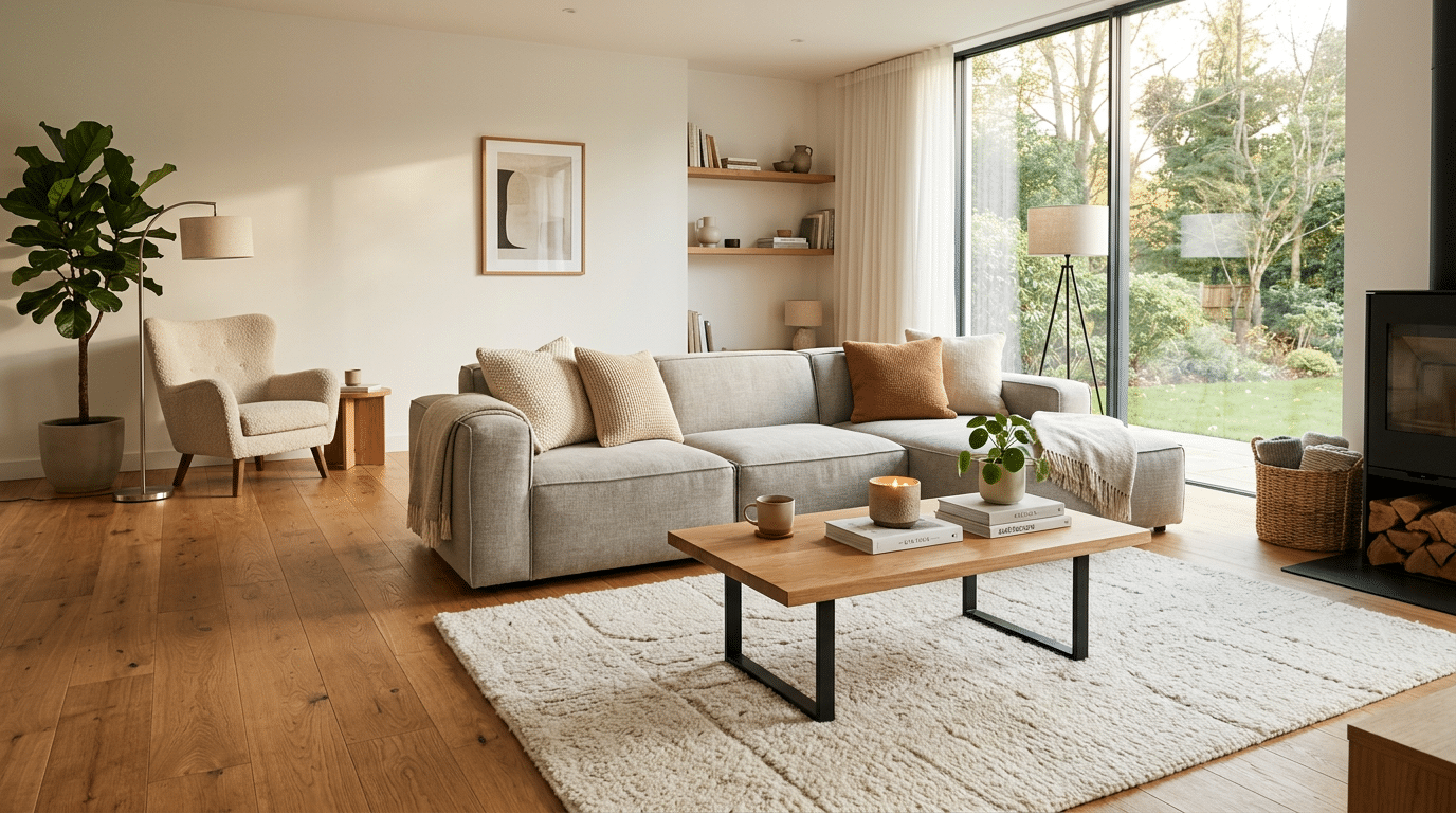 Transforme Sua Sala em um Refúgio com Rosto de Madeira: Conheça o Revestimento Seco