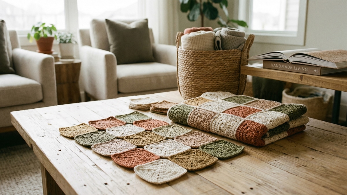 Transforme suas ideias em obras de arte: 13 squares de crochê exclusivos para aprimorar seu estilo