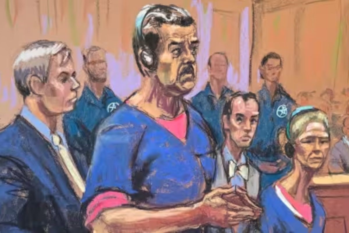 Tribunal de Nova York divulga desenho de Maduro em audiência