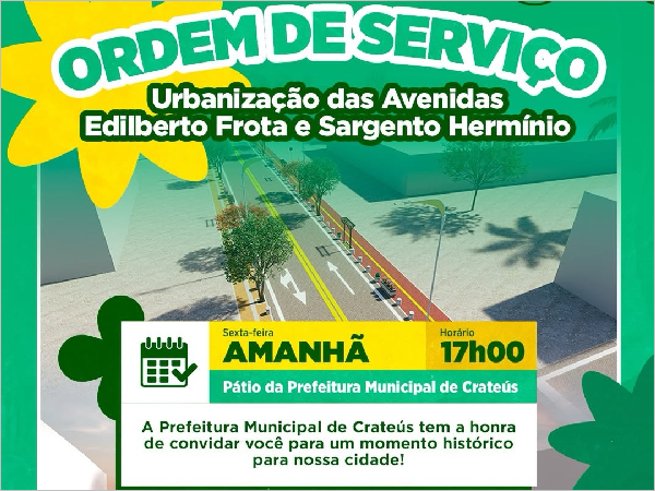 Uma Nova Era em Crateús: Urbanização de Avenidas Pela Prefeitura