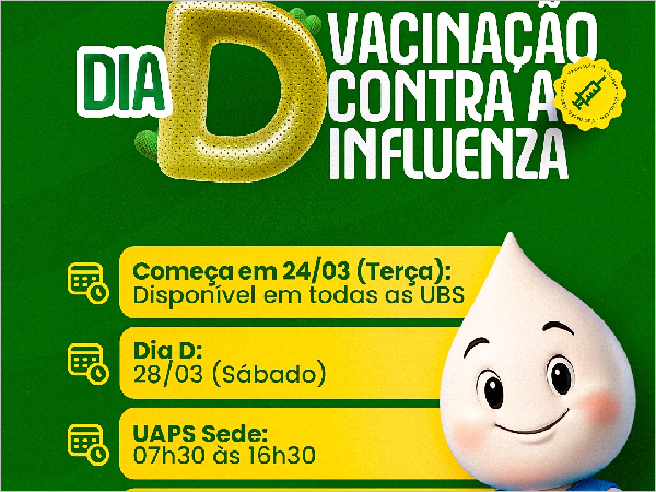 Vacinação contra a Influenza em Crateús: Saiba quando e onde se vacinar