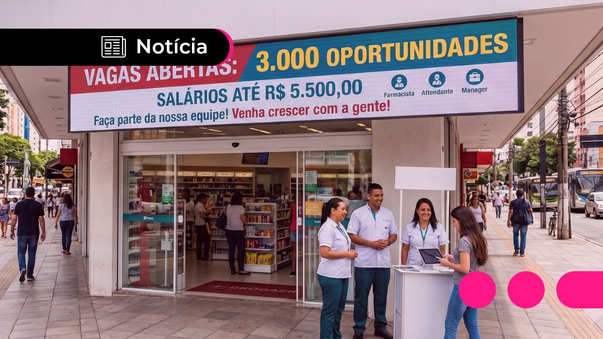 Vagas em Farmácia: Raia e Drogasil Abre 3.100 Vagas com Salário Até R$ 5.500