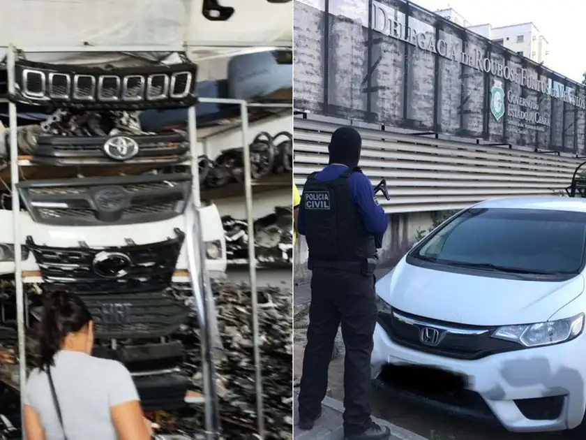 Varjota: Estabelecimento que Venda Peças de Veículos Roubados Desarticulado