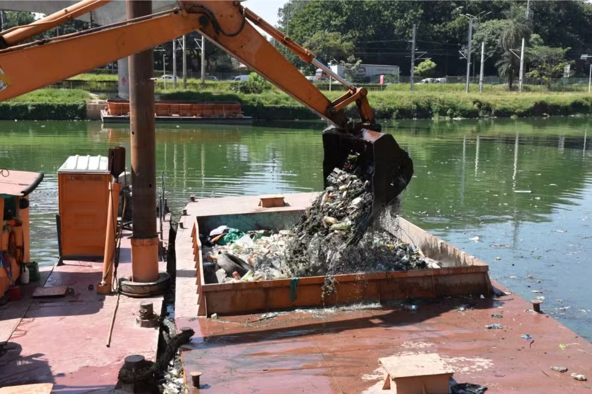 Veja objetos que compõem as 44 mil toneladas de lixo do Rio Pinheiros