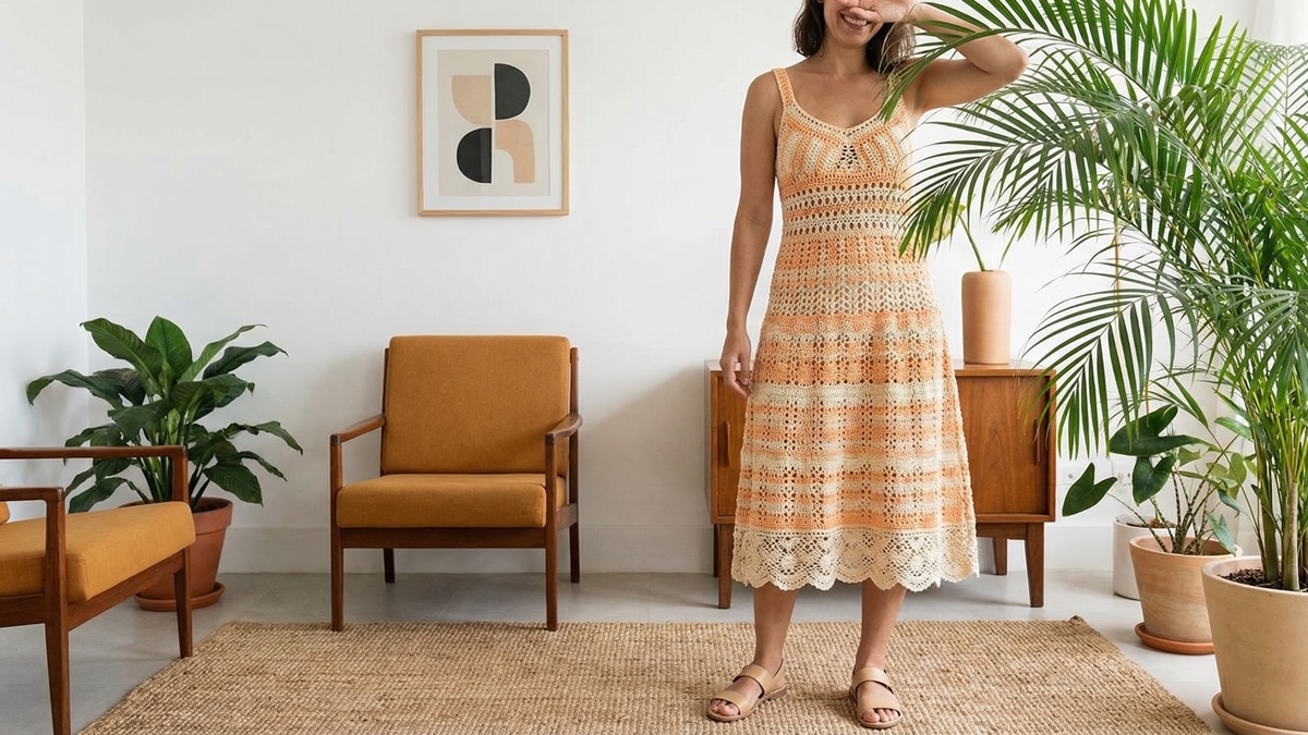 Vestidos de Crochê: Desmontando os Segredos do Caimento Perfeito