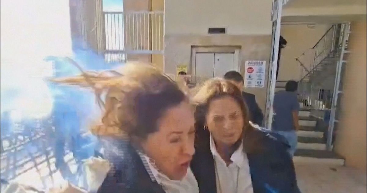 Vídeo: Explosivo atinge cabeça de deputada de Honduras durante entrevista
