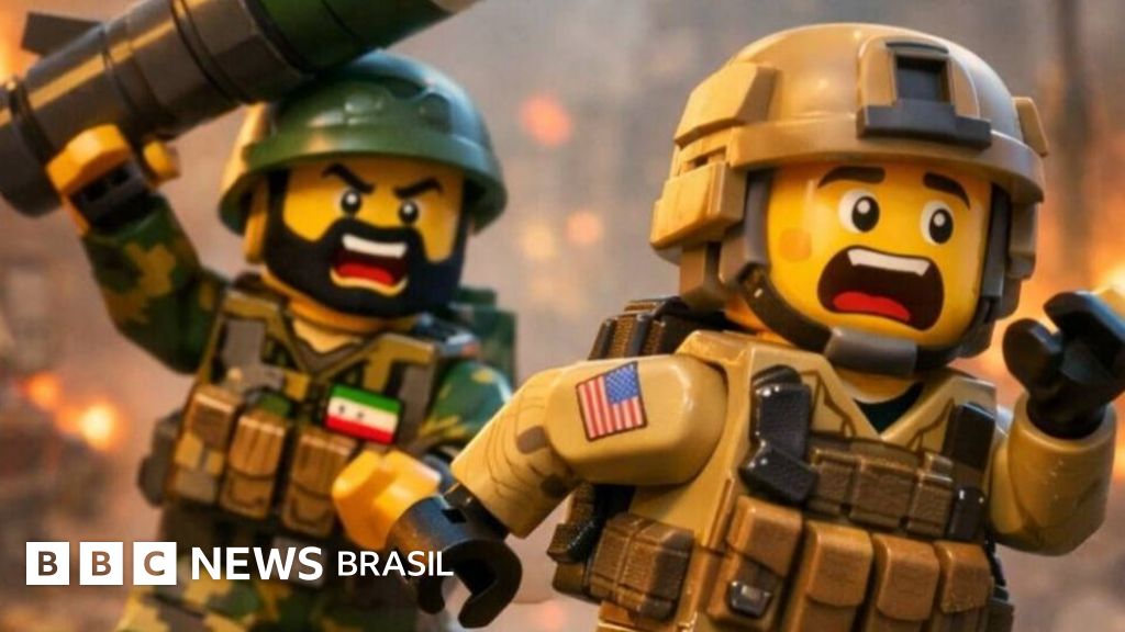 Vídeos Virais de IA: A Propaganda do Irã no Estilo Lego